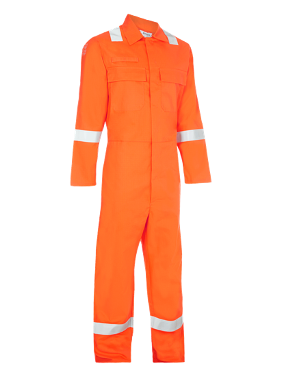 Picture of FR Anti-static Reflective Tape Coverall - Orange