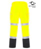 Picture of Gryzko® Hi Vis Contrast Trouser - Hi Vis Yellow/Navy