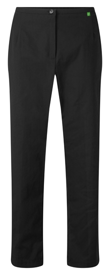 Picture of Stretch Female Straight Leg Trouser - Black