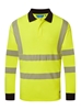 Picture of Hi-vis fr arc poloshirt - hi-vis yellow - Hi Vis Yellow/Navy