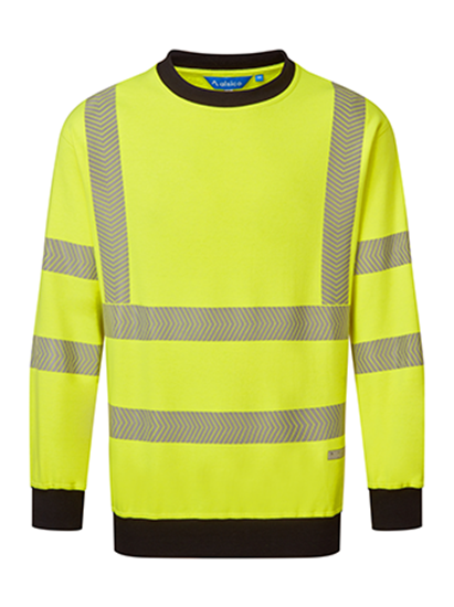Picture of Hi-vis fr arc sweatshirt - hi-vis yellow - Hi Vis Yellow