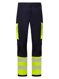 Picture of Male hi-vis fr arc trouser - hi-vis yellow/navy