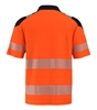 Picture of Hi-vis poloshirt - Hi Vis Orange/Navy