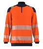 Picture of Hi-vis sweatshirt - Hi Vis Orange/Navy