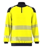 Picture of Hi-vis sweatshirt - Hi Vis Yellow/Navy