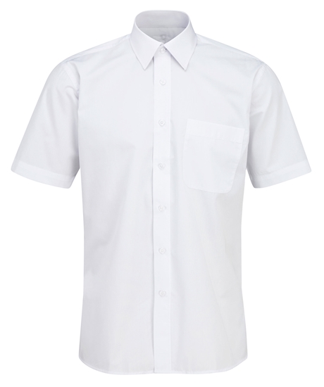Picture of Male Short Sleeve Shirt - White