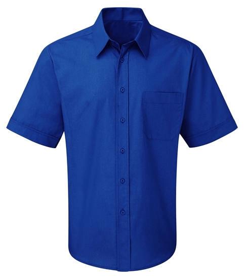 Picture of Male Short Sleeve Shirt - Royal Blue
