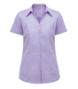 Picture of Semi-Fitted Short Sleeve Blouse - Lilac