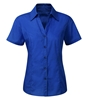 Picture of Semi-Fitted Short Sleeve Blouse - Royal Blue