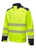 Picture of Hi-vis fr arc softshell jacket - hi-vis yellow - Hi Vis Yellow/Navy