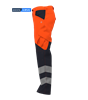 Picture of Female Contrast Hi Vis Trouser - Hi Vis Orange/Navy