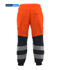 Picture of Stretch Contrast Hi Vis Jogger - Hi Vis Orange/Navy
