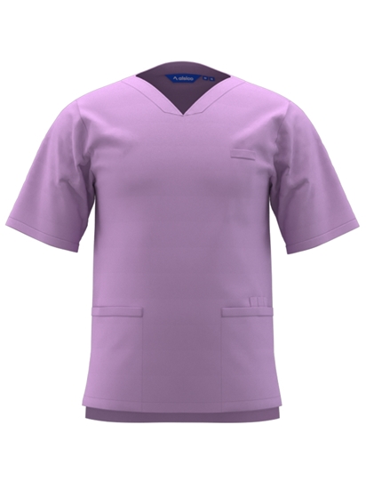 Picture of Unisex V-Neck Scrub Top - Lilac