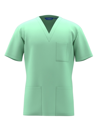 Picture of Unisex Classic Scrub Top - Eau De Nil