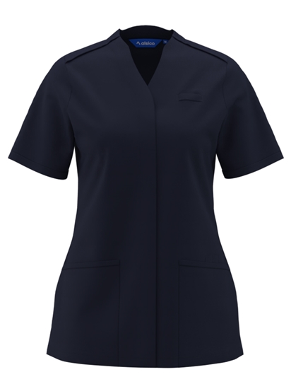 Picture of Female Notch Neck Tunic - Navy