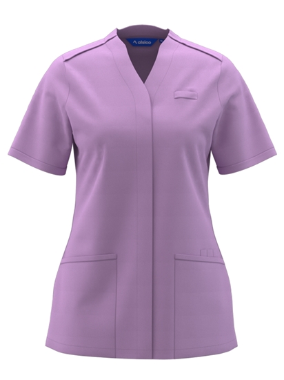 Picture of Female Notch Neck Tunic - Lilac
