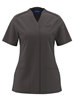 Picture of Female Notch Neck Tunic - Charcoal