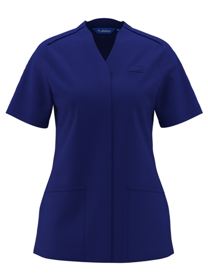 Picture of Female Notch Neck Tunic - Royal Blue