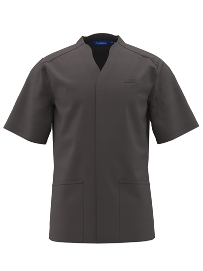 Picture of Male Notch Neck Tunic - Charcoal