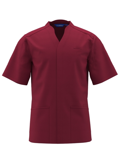 Picture of Male Notch Neck Tunic - Garnet