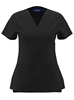 Picture of Female V-Neck Scrub Top - Black