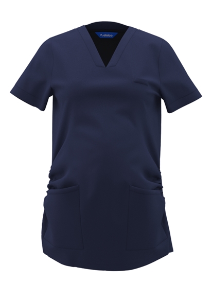 Picture of Maternity Scrub top - Navy